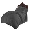 luxuriousdeals 800 Thread Count 100% Egyptian Cotton 300 GSM Goose Down Alternative 3 PC Comforter Set (1 PC Comforter and 2 Pillow Cases) Full Size Dark Gray view 1
