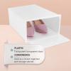 Ipetboom Shoe Storage Box Set 12pcs Thicken Plastic Shoe Containers Foldable Small Items Organizer Portable for Home view 2