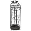 LPRR Umbrella Stand Black Hollow-Out Umbrellas Stand Holder, Freestanding Umbrella Organizer for Family Indoor Entryway, Umbrella Rack with Bird Design view 1