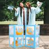 Grad Boxes with Letters 2022 Blue - Pack of 4 | Grad Balloon Boxes 2022 for Graduation Party Decorations 2022 | Blue Grad Boxes for Balloons for Class of 2022 Decorations | Blue Graduation Boxes 2022 view 2