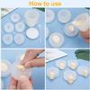 MIMIRACLE Silicone Face Molds, Small Baby Face Mold for Clay & Fondant view 3