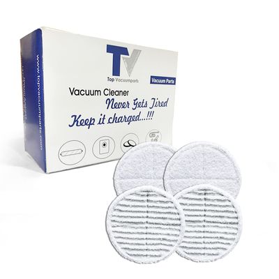 2124 Replacement Pads for Bissell Spinwave Spin Mop, 2 Scrubby Pads and 2 Soft Pads Compatible with Bisell Spinwave 2039 2039A 2039Q 2039T 2039W 20391 20395 20399 2307 23157 2315A Mop Pad Kit
