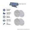 Replacement Pads (4 Packs) for Bissell Spinwave Powered Hard Floor Mop 2124 2315 20391 23157 23159 2307 20399 20393 2039A Washable 2xSoft Touch & 2xScrubby Pads. view 2