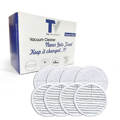 2124 Spinwave Mop Pad Replacement for Bissell 2124 Spinwave 2039A Hard Floor Mop Cleaners (4 Soft + 4 Scrubby) Washable and Reusable Mop Pads Compare to Part # 1611298 & 1611297