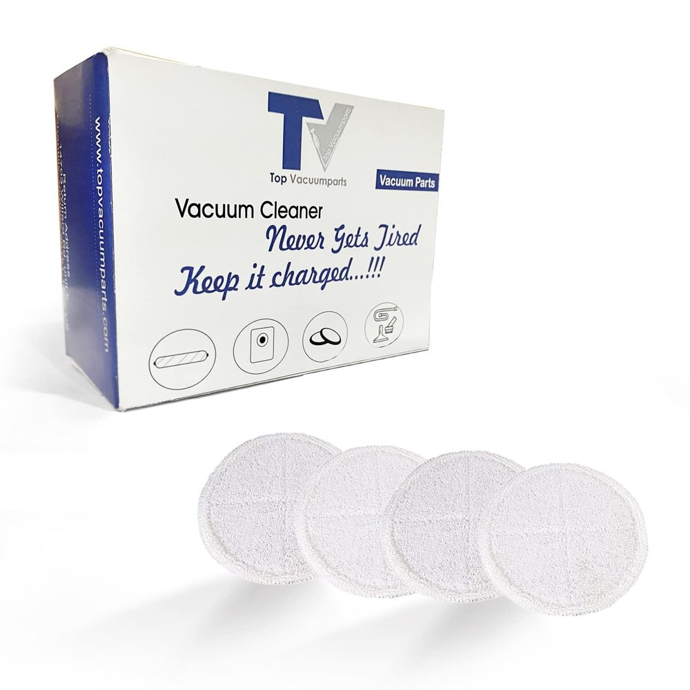 Replacement Pads (4 Pads) for Bissell Spinwave Powered Hard Floor Mop 2124 2315 20391 23157 23159 2307 20399 20393 2039A Washable 2x Soft Touch