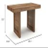 Furniture of America Blax Rustic Solid Wood Dining Table in Natural Tone view 3