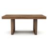 Furniture of America Blax Rustic Solid Wood Dining Table in Natural Tone view 4