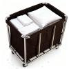 Commercial Laundry Basket with Wheels Industrial 12 Bushel Hamper Sorters Large Waterproof Laundry Cart Heavy Duty for Home Organizer and Storage view 1