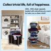Commercial Laundry Basket with Wheels Industrial 12 Bushel Hamper Sorters Large Waterproof Laundry Cart Heavy Duty for Home Organizer and Storage view 2