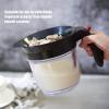 1000ml Gravy Fat Separator Oil Separator with Bottom Release - Gravy Separator Food Strainers, Oil Separator Measuring Cup view 3