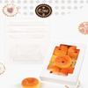 qiqee 50Packs Auto-pop Cookie Boxes for Gift Giving 8x5.3x2 inch White One Second Folding Treat Box with Window Bakery Box for Donuts Candies and Biscuit view 3