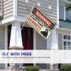 Abipuir Room Banners Warning This Property is Protected by a Highly Trained Ferrets Flag Room Flags For Girls (Size : 60X90CM) view 3