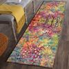 Runner Rugs for Hallway Pink 3'3" X19' Abstract Non-Slip Washable Kitchen Long Carpet, Indoor Corridor Short Pile Entrance Decor Mat view 1