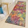 Runner Rugs for Hallway Pink 3'3" X19' Abstract Non-Slip Washable Kitchen Long Carpet, Indoor Corridor Short Pile Entrance Decor Mat view 2