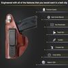 HolsterBuilder J Clip for Holsters Tuckable Grip Hook with 5 Pre-Drilled Holes Fits 1.5" & 1.75" Belts Tactical Clip with Hardware for IWB OWB Leather, Hybrid Holster Making Made in USA view 2