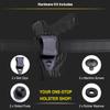 HolsterBuilder TacWare Cant Clips 2-Pack OWB Adjustable Belt Clips with Hardware Tuckable Universal Holster and Sheath Attachment TAC Grip Hook Design Made in USA view 4