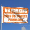 Abipuir Cool Flag No Trespassing With Out Owners Permission flag Flags For Girls Dorm Room (Size : 60X90CM) view 2