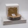 Green Harvest 8"x8"x5" White Cake Box with Window and Gold Cake Board Combo 12 Sets 24 pcs view 1