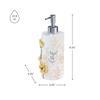 Avanti Linens - Lotion Pump, 100% Hand-Painted Resin Bathroom Accessories, Soap Dispenser, Floral Home Decor (Marielle) view 2