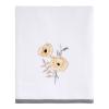 Avanti Linens - 3pc Towel Set, Soft & Absorbent Cotton Towels (Marielle Collection),White view 2