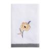 Avanti Linens - 3pc Towel Set, Soft & Absorbent Cotton Towels (Marielle Collection),White view 4