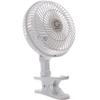 Genesis 6-Inch Clip Convertible Table-Top & Clip Fan Two Quiet Speeds - Ideal For The Home, Office, Dorm, More White (A1CLIPFANWHITE) view 4