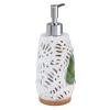 Avanti Linens - Soap Dispenser/Lotion Pump, Palm Tree Leaves Inspired Home Decor (Viva Palm Collection) view 3