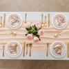 12Pack 10ft Chiffon Table Runner 29x120 Inch Sheer Romantic Table Runner for Wedding Birthday Party Bridal Shower Outdoor Decoration-Peach view 3