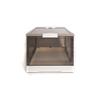 Best Home Fashion 2 packs LARGE Storage Bins Side Opening, Stackable Lid Collapsible, Foldable, Easy Tidy Up with Storage Box, Ideal for Home & Office Organization Storage Cube (Large, White) view 3