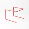 12" Square Pizza Stand - 7"H, Rubberized Steel, Red view 1