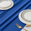 12Pack 10ft Chiffon Table Runner 29x120 Inch Sheer Romantic Table Runner for Wedding Birthday Party Bridal Shower Outdoor Decoration-Royal Blue view 4