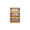 Best Home Fashion 3 packs Storage Bins Side Opening, Stackable Lid Collapsible, Foldable, Easy Tidy Up with Storage Box, Ideal for Home & Office Organization Storage Cube (Medium, Yellow) view 1