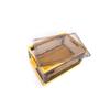 Best Home Fashion 3 packs Storage Bins Side Opening, Stackable Lid Collapsible, Foldable, Easy Tidy Up with Storage Box, Ideal for Home & Office Organization Storage Cube (Medium, Yellow) view 4