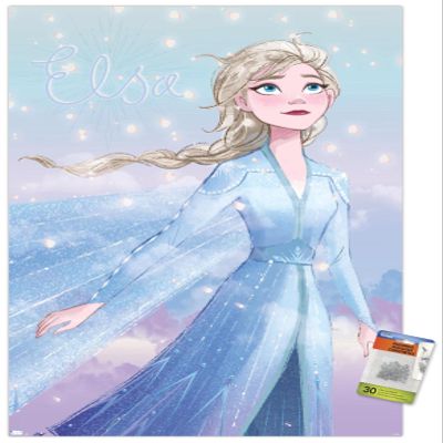 Trends International Disney Frozen - Elsa Glance Wall Poster with Pushpins