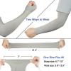 beister UV Protection Cooling Arm Sleeves, Women Men Summer Outdoor Sunblock Arm Cover with Thumb Hole view 4