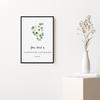 RCVTVPV Psalm 119 105 Wall Art Thy Word Is A Lamp Unto My Feet And Light Unto My Path Poster Canvas Wall Art For Home Office Framed Ready to Hang 8"x12" view 3