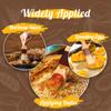 FurRain Pastry Brushes for Baking & Grilling, Boar Bristles & Beech Wood Handles, 4PCS (2*1 Inch & 2*1.5 Inch) view 4