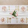 12Pack 10ft Chiffon Table Runner 29x120 Inch Sheer Romantic Table Runner for Wedding Birthday Party Bridal Shower Outdoor Decoration-Ivory view 3