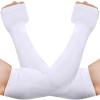 beister UV Protection Cooling Arm Sleeves, Women Men Summer Outdoor Sunblock Arm Cover with Thumb Hole view 1