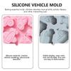 2pcs Silicone Baking Mold Vehicle Chocolate Mold Candy Mold Baking Molds Silicone Transport Mold Silicone Cookie Molds Silicone Molds Cake Molds Mold for Bakery Silicone Cake Mold view 3