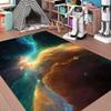 Extra Large Universe Nebula Theme Area Rugs for Living Dining Room 3D Galaxy Starry Sky Throw Rugs Bedroom Washable Floor Mats Playroom Carpet,6'9' view 2