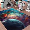 ZSSZO Extra Large Starry Sky Area Rugs for Boys Bedroom Playmat Outer Space Planet Nebula Throw Rug Washable Living Dining Room Floor Mats,6'9' view 2
