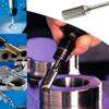 ASDUU 5Pcs Carbide Tungsten Steel Burrs Set Solid Rotery Burrs File Double Cut Die Grinder Drill Grinding Head for Woodworking Drilling Metal Carving Engraving Polishing Drill Bit view 4