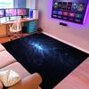 Galaxy Starry Sky Large Area Rug 3D Universe Theme Throw Rugs Soft Non-Slip Carpets Washable Floor Mats for Kids Bedroom Living Dining Room,6'9' view 3