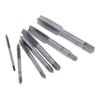 ASDUU 7Pcs M3-M12 HSS Hand Threading Tap Set Taper Screw Cutting Tools Kit Fast Tapping Cutter for Wood, Plastic, Aluminum Drill Bit view 2