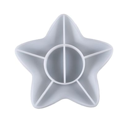 EXCEART Sea Star Epoxy Mold Lightweight Tray for Crafts for Beginners and Professionals Easy to Demould Creative Storage