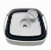 SAMMART 7.5L (2 Gallons) Collapsible Dishpan with Draining Plug - Foldable Washing Basin - Portable Dish Washing Tub - Space Saving (Grey/Slate Grey, 1) view 4