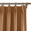 Frelement Blackout Window Curtain Panels, Light Blocking Drapes with Blackout Lining for Living Room, 84 inches Long Thermal Insulated Pinch Pleat Curtains (2 Panels, 70" W x 84" L, Orange Copper) view 3