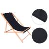 AHANDMAKER Beach Sling Chair Replacement Fabric, Black Casual Simple Beach Chair Replacement Oxford Cloth for Home Beach Chair Protect Replacement (44.69x16.93inch) view 4