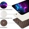3D Blue Purple Galaxy Space Area Rugs Starry Sky Stars Moon Pattern Print Floor Mats Washable Carpets for Kids Bedroom Play Dining Room,4'6' view 4